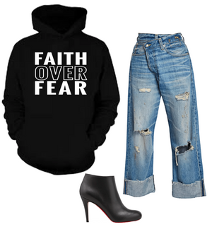 Faith Over Fear Hoodie (Unisex M/W)