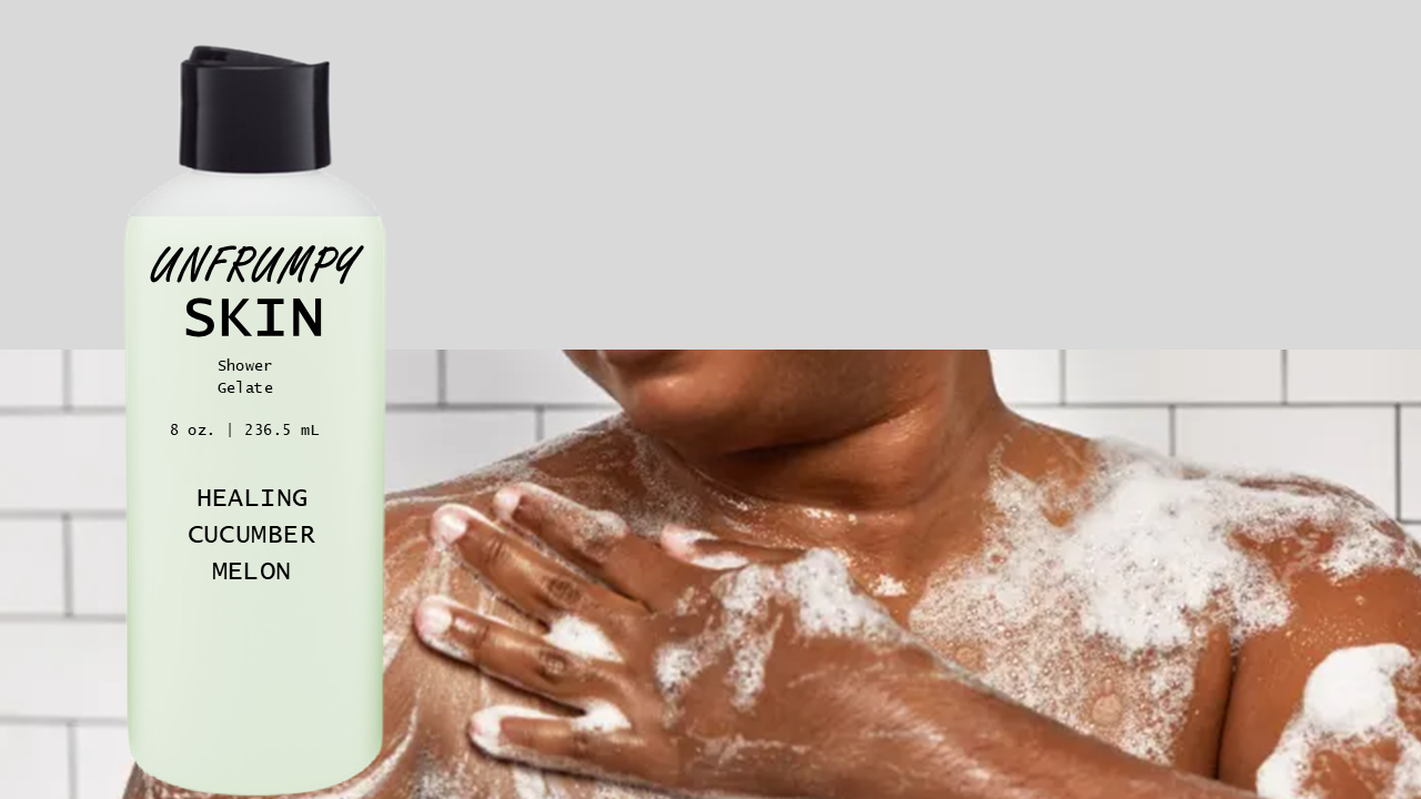 Healing Cucumber Melon Shower Gelate